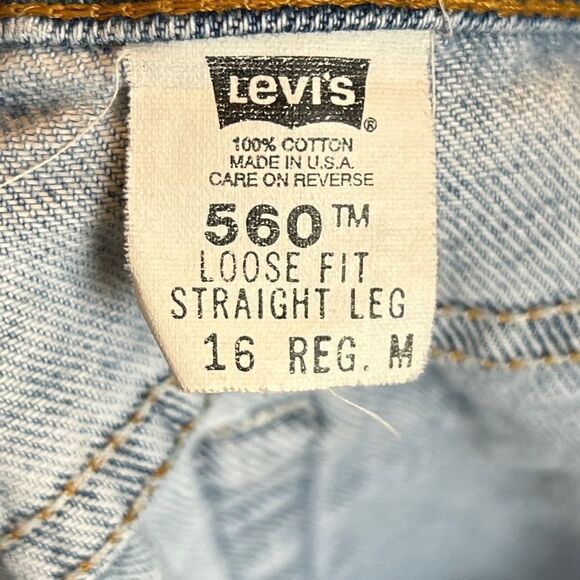 Vintage Levi's 560 Loose Fit Straight Leg Jeans as is - Picture 9 of 9
